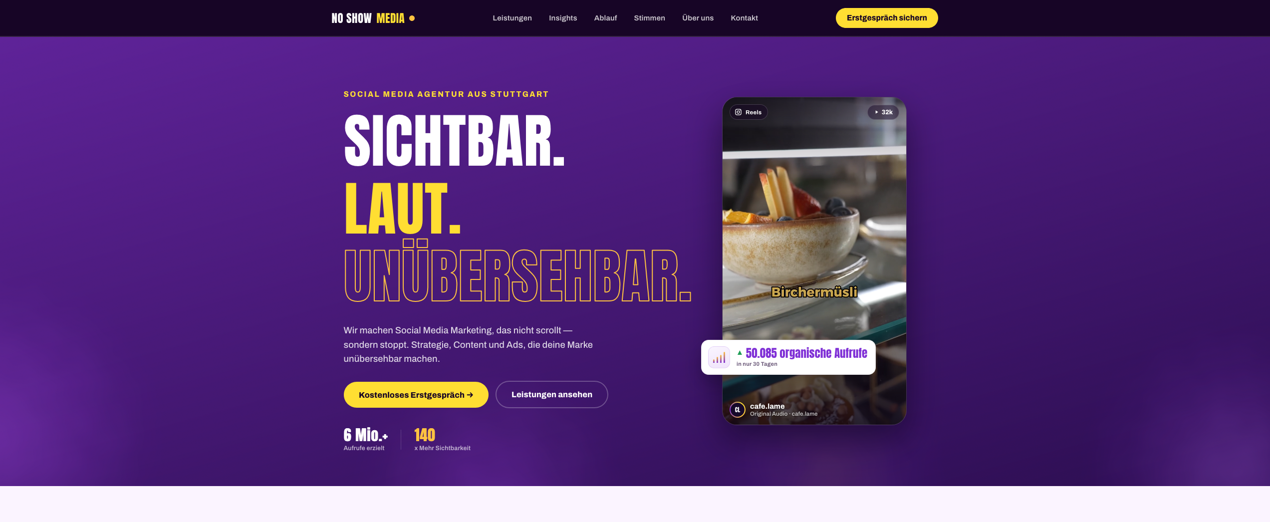 NO SHOW MEDIA – Website